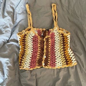 Knitted see through Top